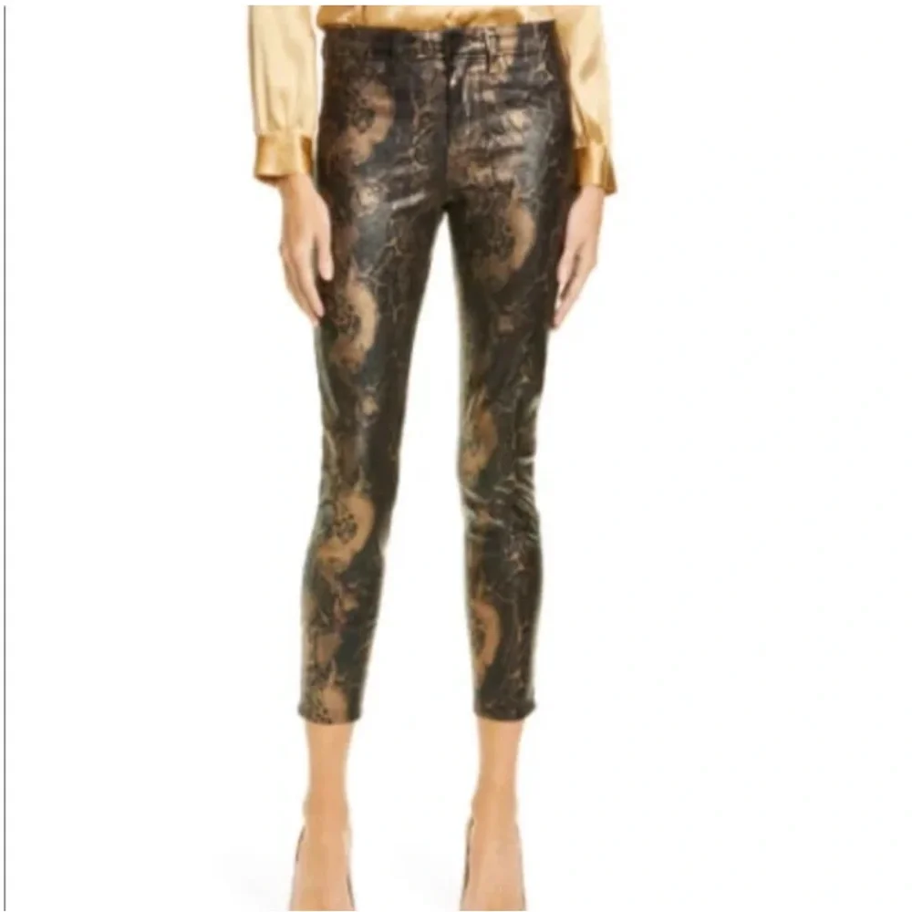 L’agence High-Rise Skinny Snake Skin Pants - Picture 2 of 10